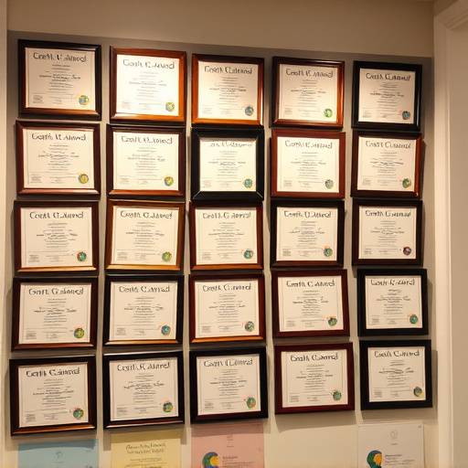 Display of awards and certificates earned by Sydney Star Drivers for excellence in driving education.