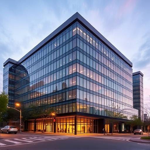 Exterior view of the Sydney Star Drivers main office building in Parramatta.
