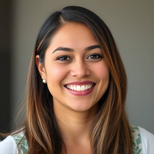 Headshot of Maria Rodriguez, a driving instructor with a friendly smile.