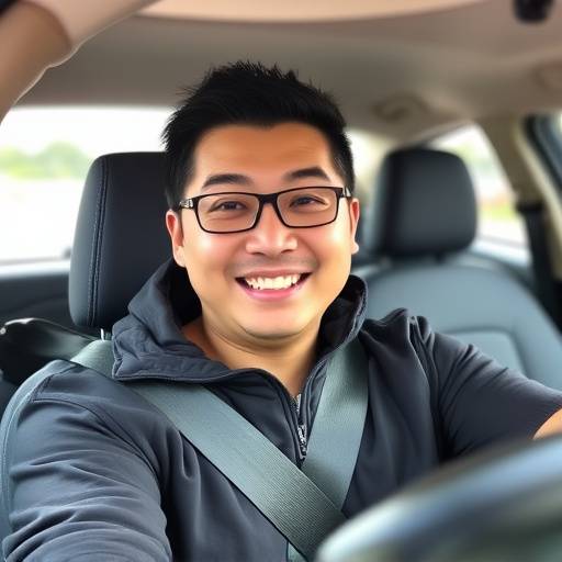 Photo of driving instructor David Chen, smiling.